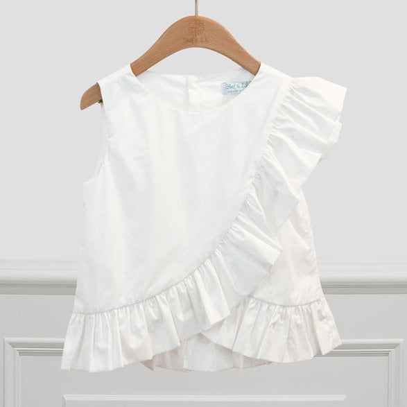 White Poplin Blouse