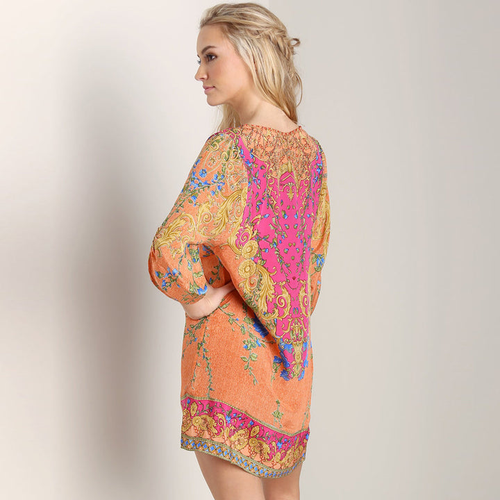 Coral Chloe Dress
