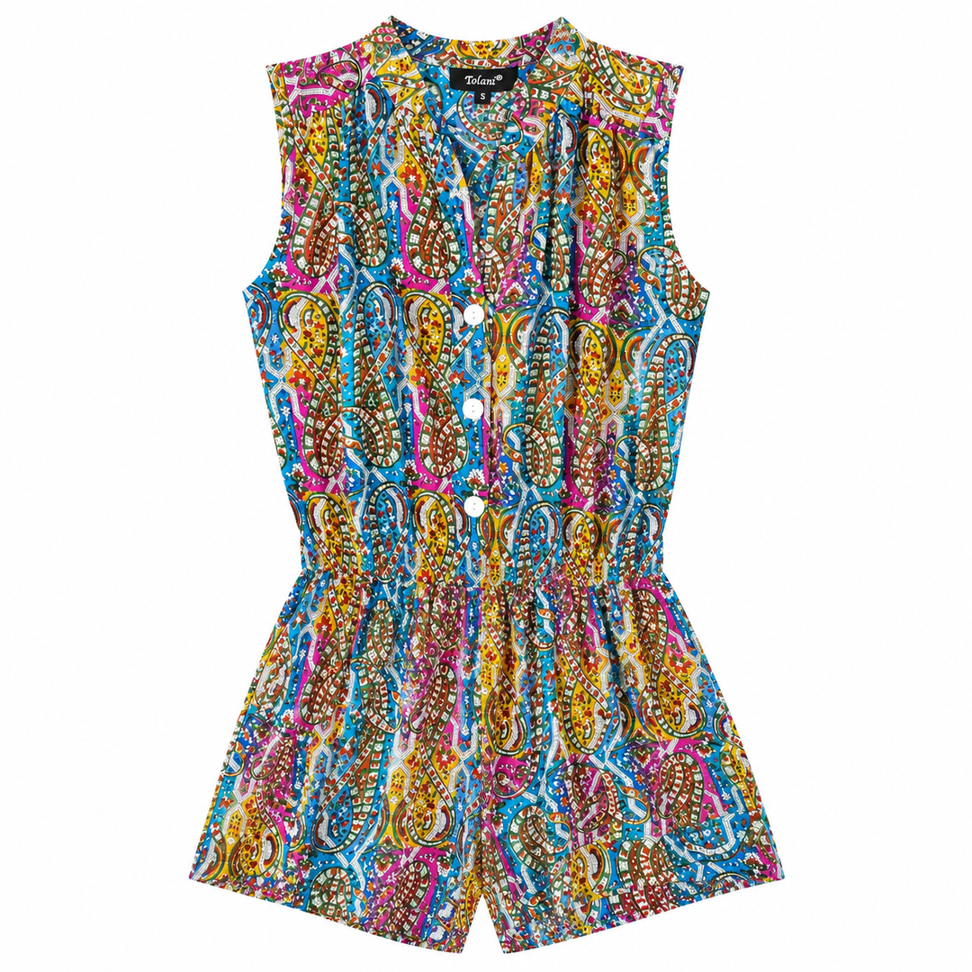 Multicolor Boho Brooke Romper