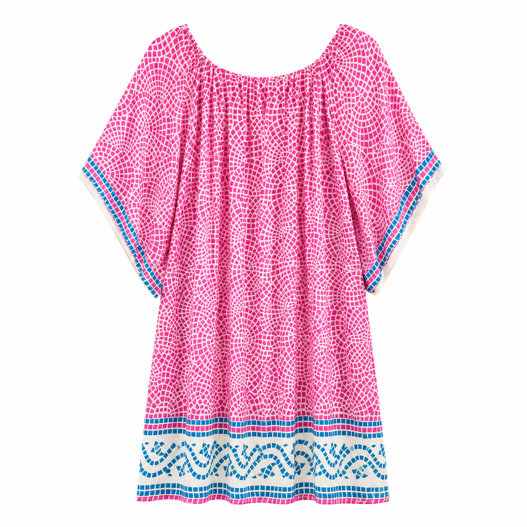 Pink Mosaic Tunic