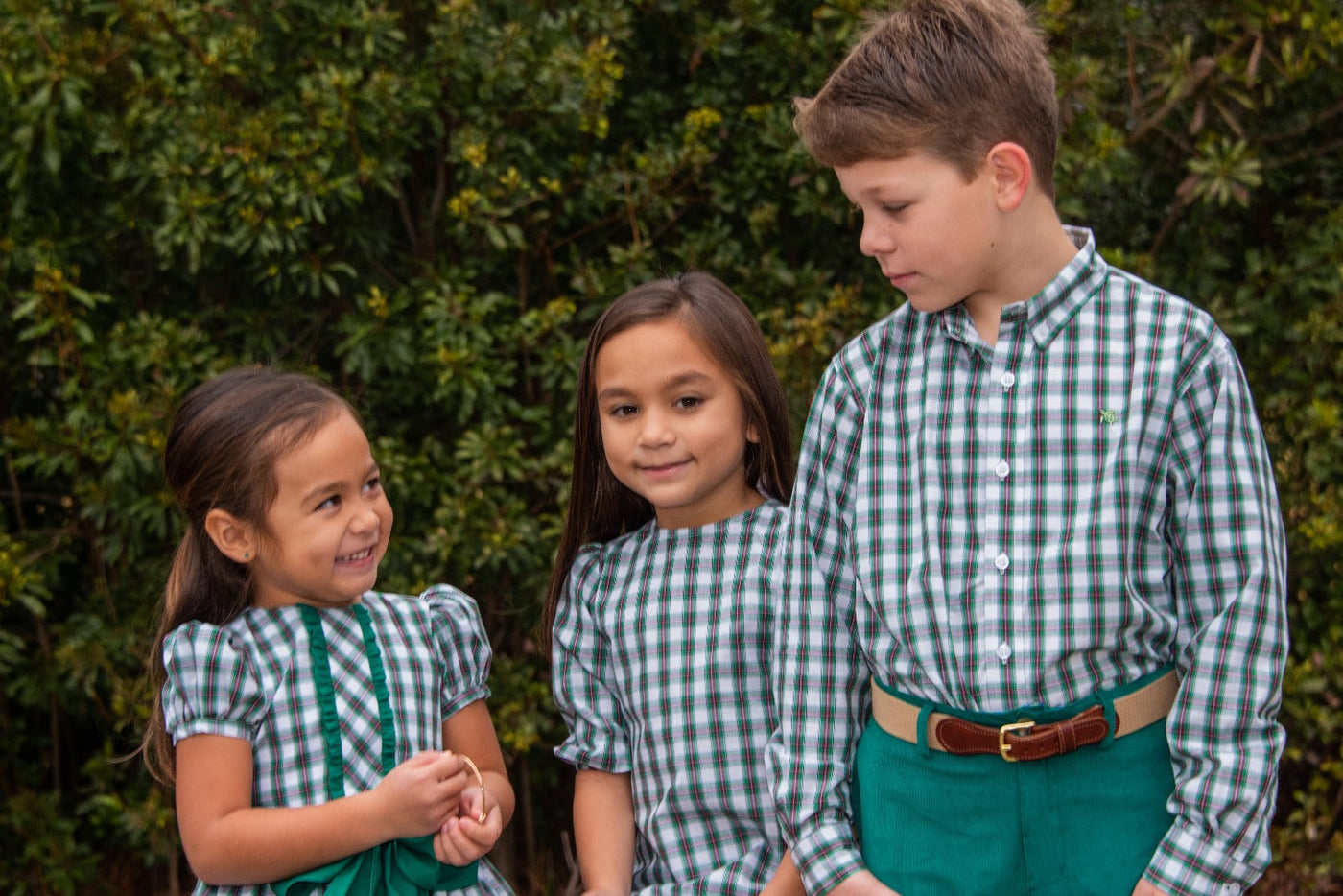 Evergreen Plaid Tunic