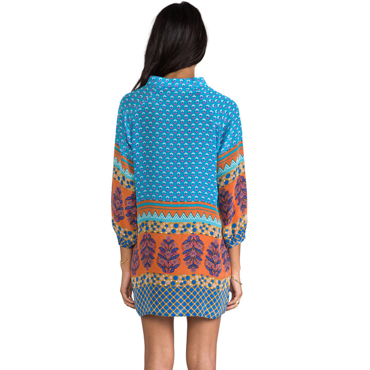 Chandra Tunic ~ Turquoise Orange