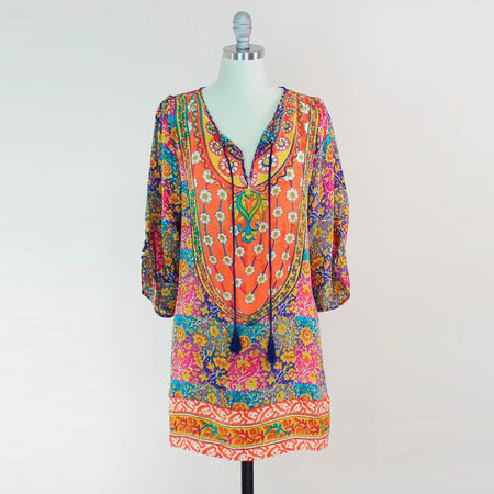Sarita Tunic ~ Peach