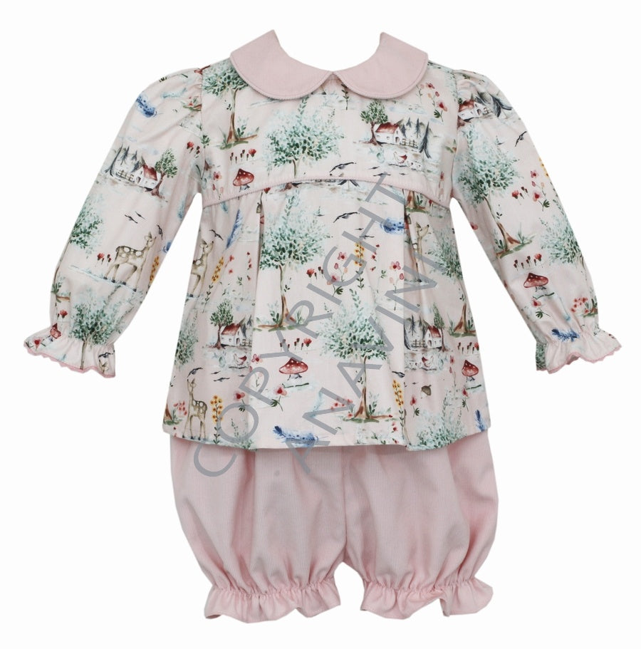 Reindeer Top & Bloomer Set